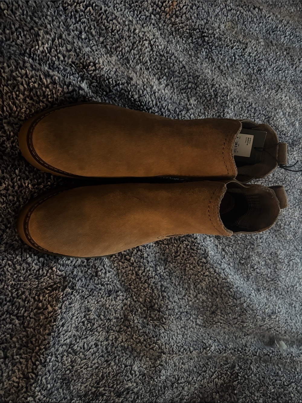 Ariat Chestnut Brown Chelsea Suede Ankle Boots - Picture 3 of 6